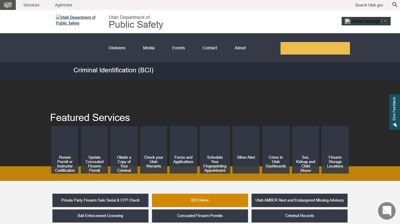DPS – Criminal Identification (BCI) | Criminal Identification (BCI)